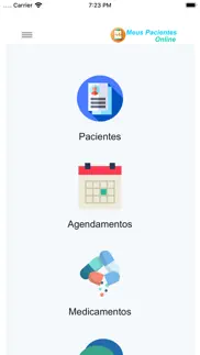 meus pacientes online iPhone Captures Décran 1