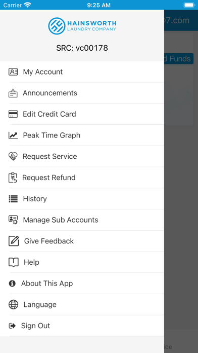 Screenshot 4 of H Wash Mobile App