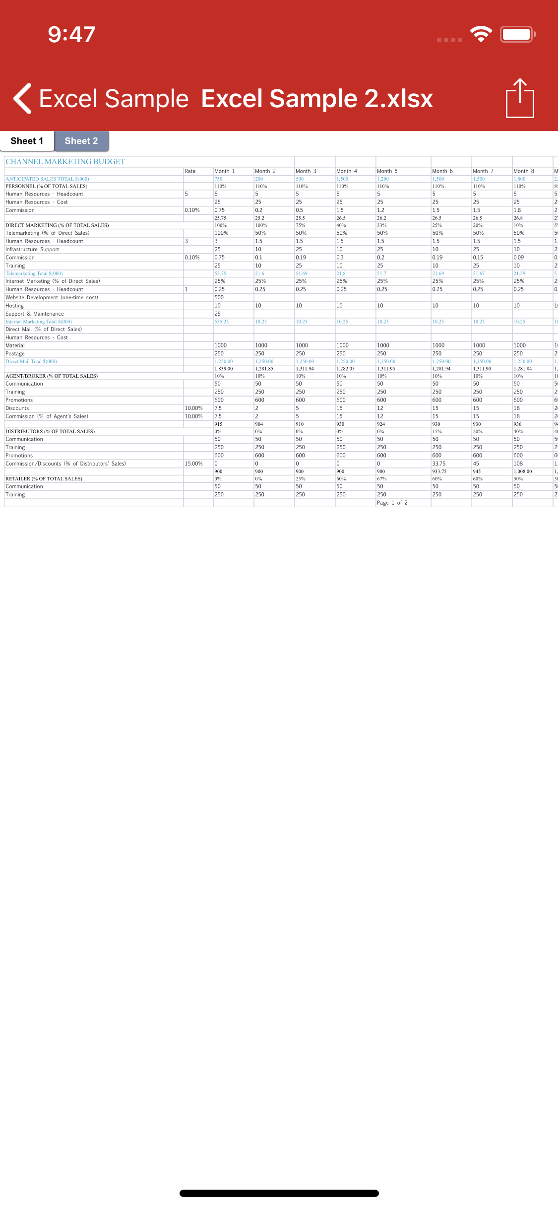 PDF to Excel