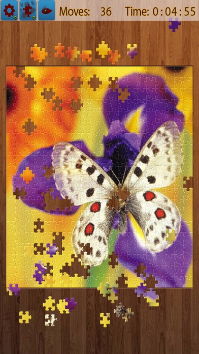 Butterfly Jigsaw Puzzle Game Screenshot