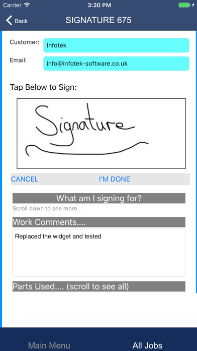 Screenshot #3 pour Mobile Jobsheet