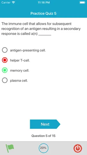 Human Immune System Quiz screenshot 3