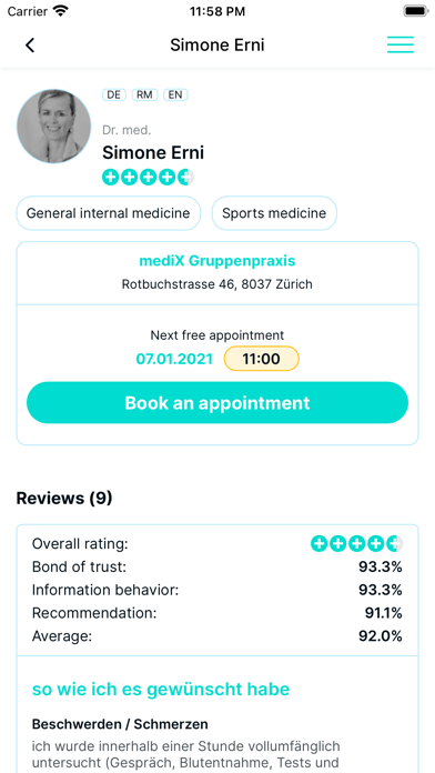 Medicosearch Screenshot