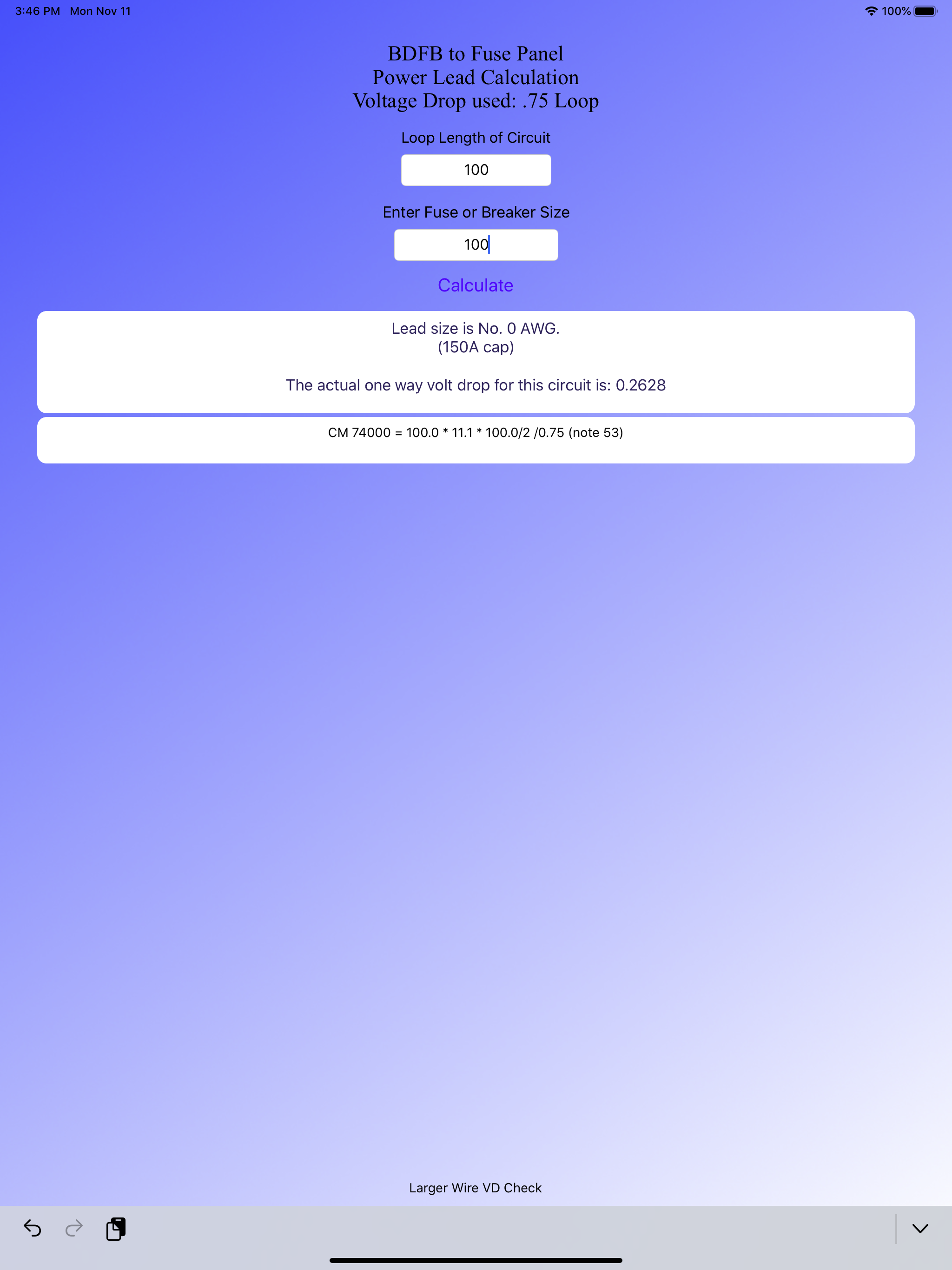 leaDCalc