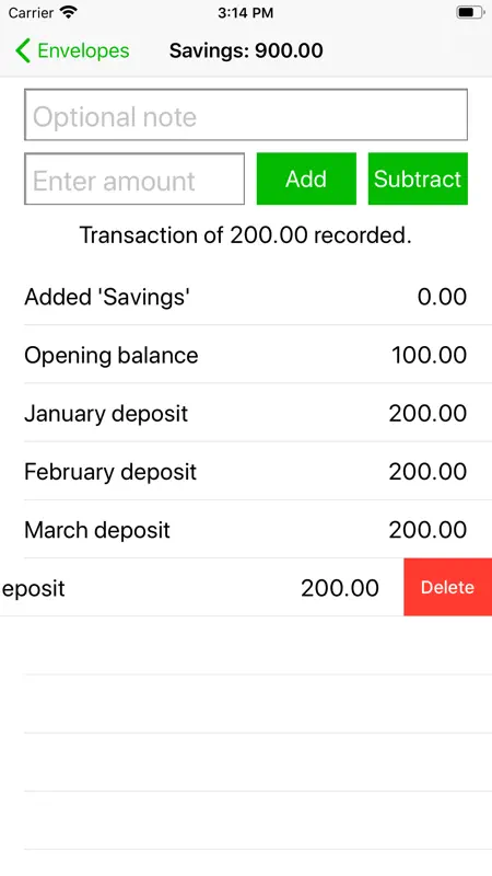 Simple Budget Envelopes screenshot 7 of 7