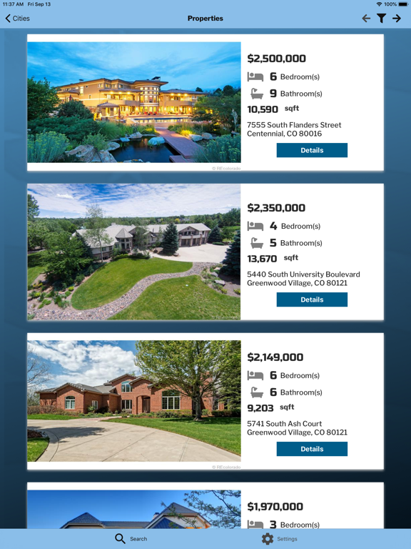 USHUD Foreclosure Home Search iPad screenshot 4 - Business app