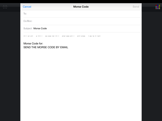 Morse Code iPad screenshot 5 - Education app