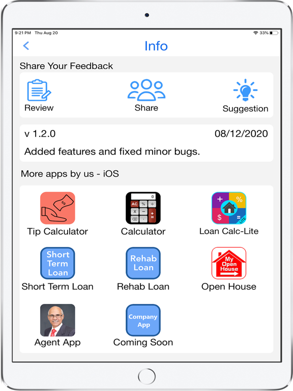 Loan Calc-Pro iPad screenshot 9 - Finance app