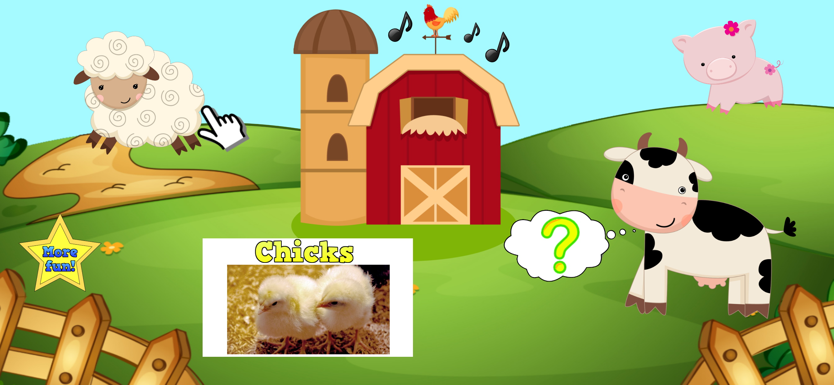 Farm Animal Games! Barnyard