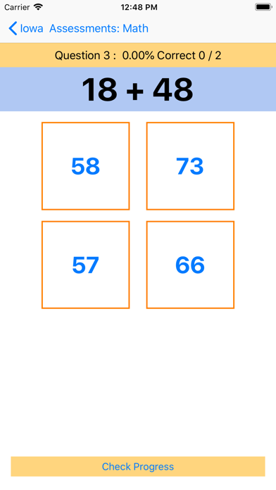 Screenshot #2 pour Iowa Math Trainer for ITBS