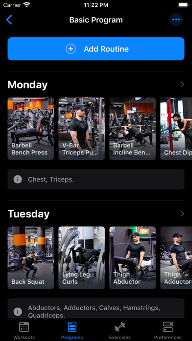 Workout: Gym & Strength Log Screenshot 6 of 10