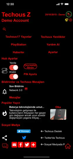 Techous Z iPhone Ekran Görüntüsü 2