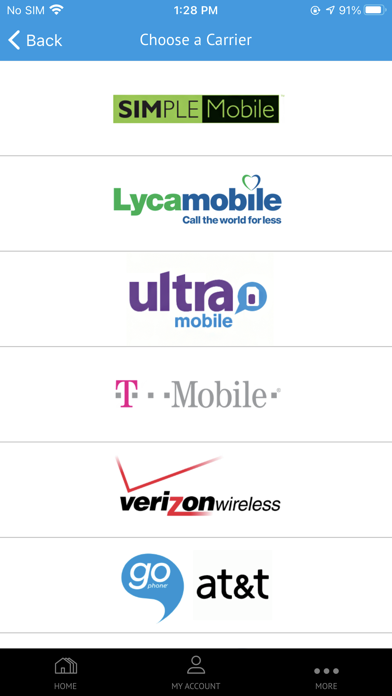 Prepaid Bill Screenshot