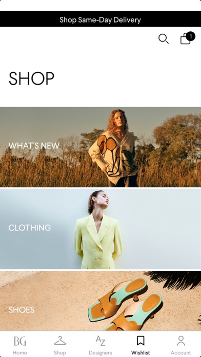 Bergdorf Goodman Screenshot