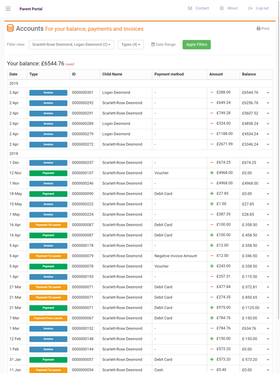 Screenshot #4 pour Parent Portal