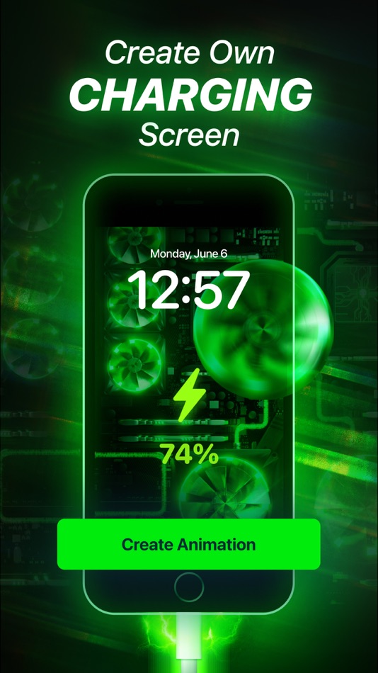 #5. Battery Charging Animation・Up (iOS) 来自: ZipoApps