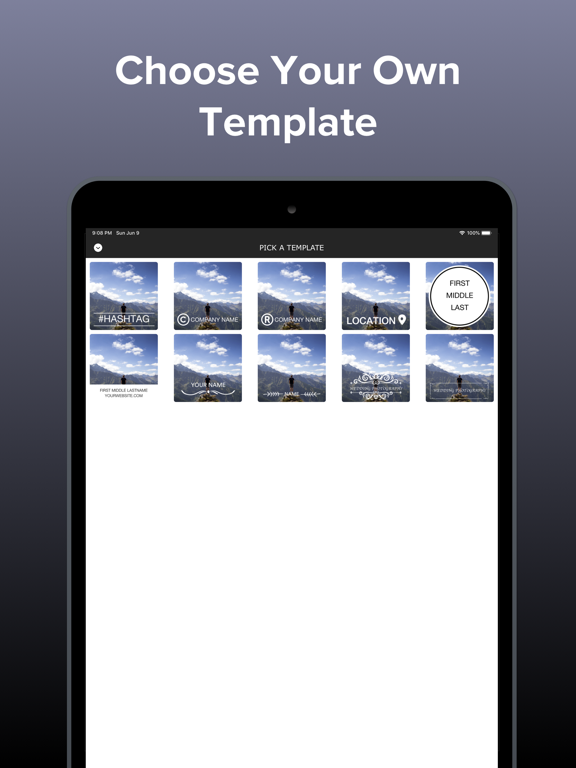 Watermark Easy : Add Copyright iPad screenshot