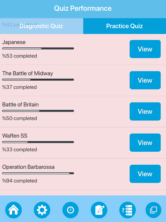 World War II History Quiz iPad screenshot