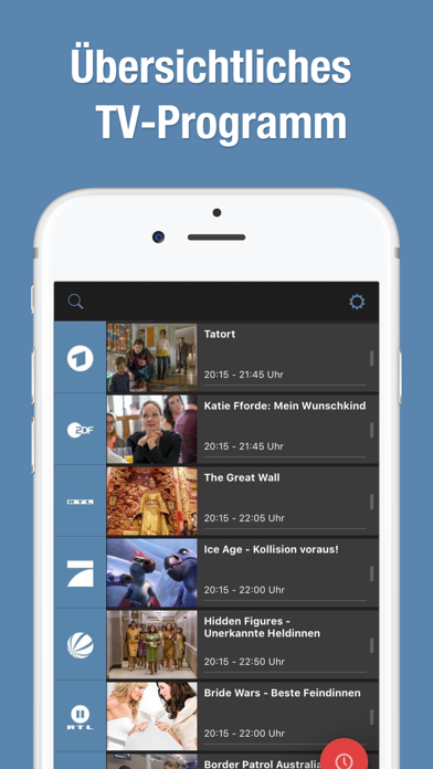 Fernsehen App Live TV iPhone screenshot 2