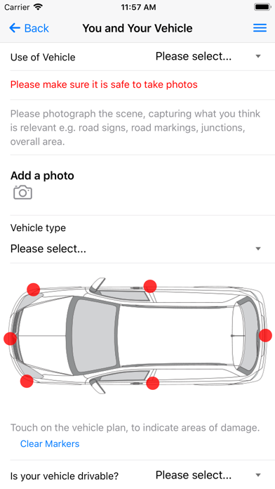 Bridge Insurance Claims App Screenshot