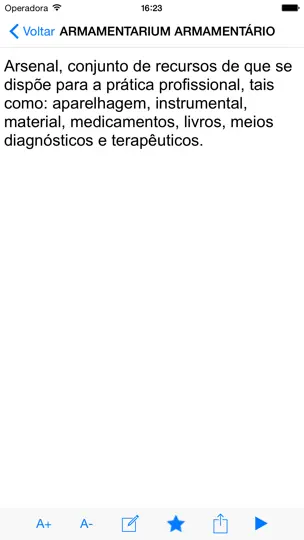 Dicionário Odontológico iPhone Screenshot 2