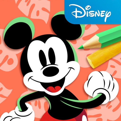 Disney Coloring World+ iOS App