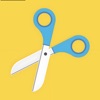 Scissors and coils count icon