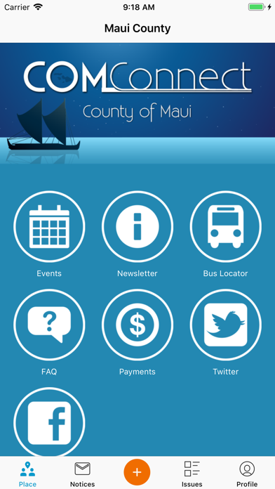 COMConnect app screenshot