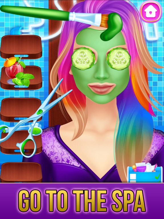 Make Up & Hair Salon Makeover iPad screenshot 7 - Games app