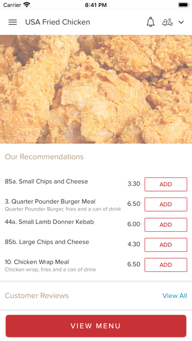 USA Fried Chicken. Screenshot