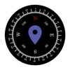 Altimeter,GPS location,Compass icon