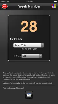 The Week Number iphone bilder 2