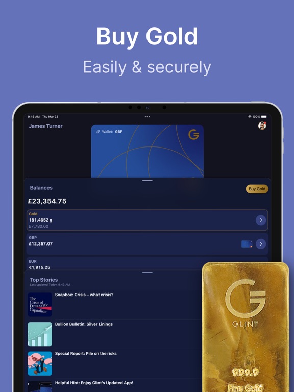 Screenshot #4 pour Glint | Buy Gold Instantly