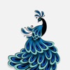 Beautiful Peacock Stickers icon