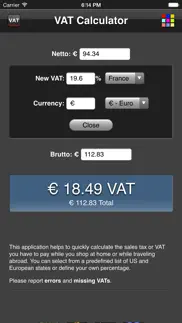 vat calculator iphone resimleri 3