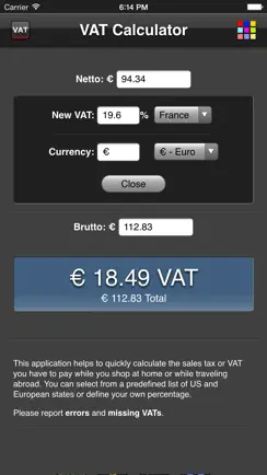 VAT Calculator iPhone image 3