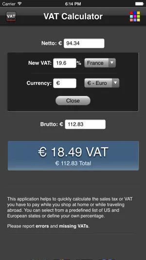 VAT Calculator screenshot 3