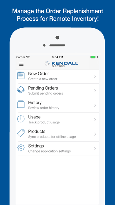 Screenshot #1 pour Kendall Electric Stockroom