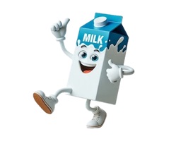 Dancing Milk Stickers