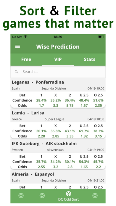 Soccer Betting Tips & Odds Screenshot