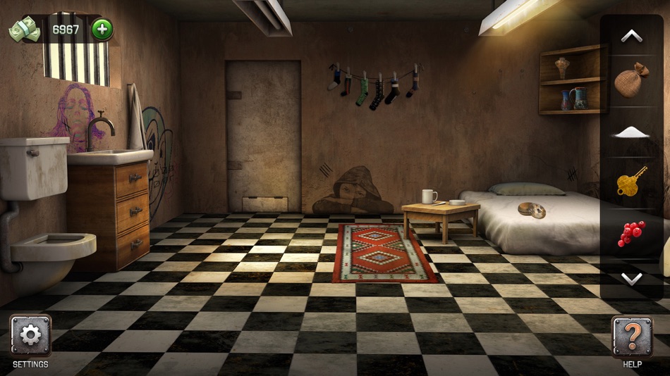 #5. 100 Doors - Escape from Prison (iOS) Podle: Peaksel