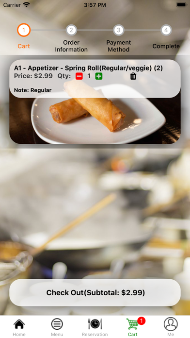 Evergreen Restaurant Screenshot