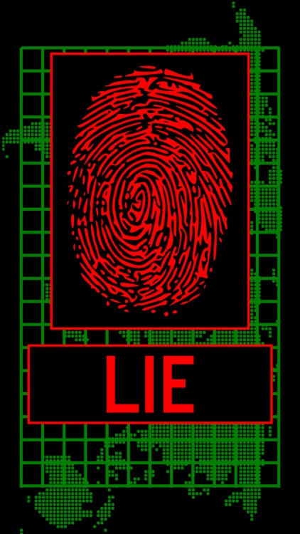 Lie Detector Fingerprint Scan