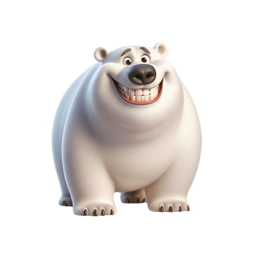 Happy Polar Bear Stickers icon