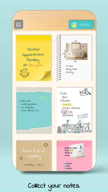 Doodle notes and write