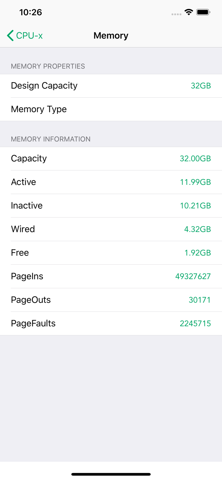 CPU-x Dasher z Battery life screenshot 8