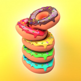螢幕擷取畫面 (5) Donut Color Sort Puzzle Games