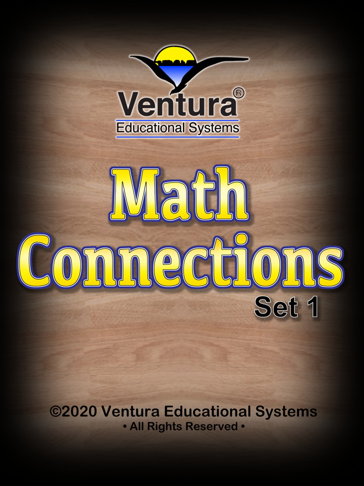 #1. Math Connections Set 1 (iOS) 来自: Ventura Educational Systems
