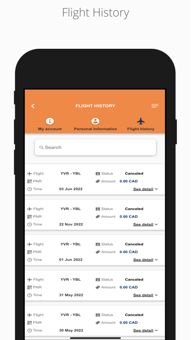 Pacific Coastal Airlines Screenshot
