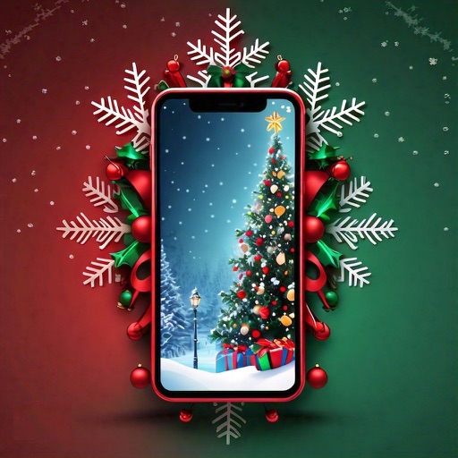 Christmas wallpaper & Counter.